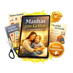 Manhã sem Gritos: O Guia Visual de Autonomia Escolar