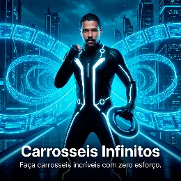 Gerador de carrosseis prontos com IA. Uso ilimitado.