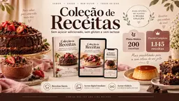 200 receitas deliciosas sem açúcar adicionado, sem glúten e sem lactose