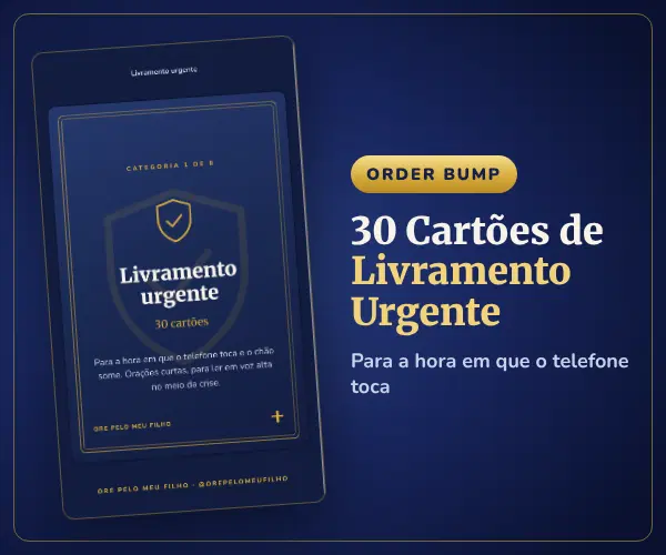 30 Cartões de Livramento Urgente
