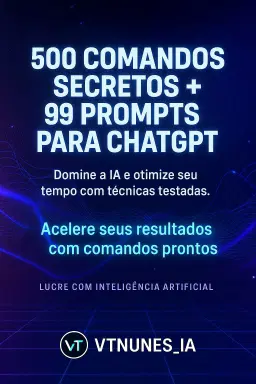 Marketing Copie e Cole: 500 Comandos Secretos + 99 Prompts Poderosos para ChatGPT