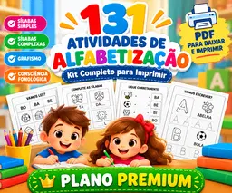 Plano Premium — Kit Completo de Alfabetização