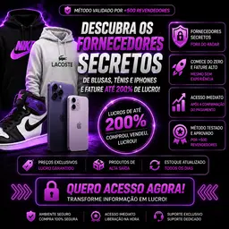 LISTA DE FORNECEDORES VIP