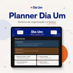 Planner Dia Um — Sistema de Organização no Notion