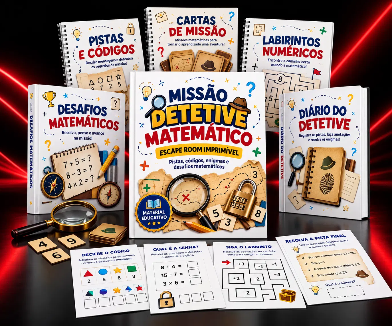 🕵️ Missão Detetive Matemático