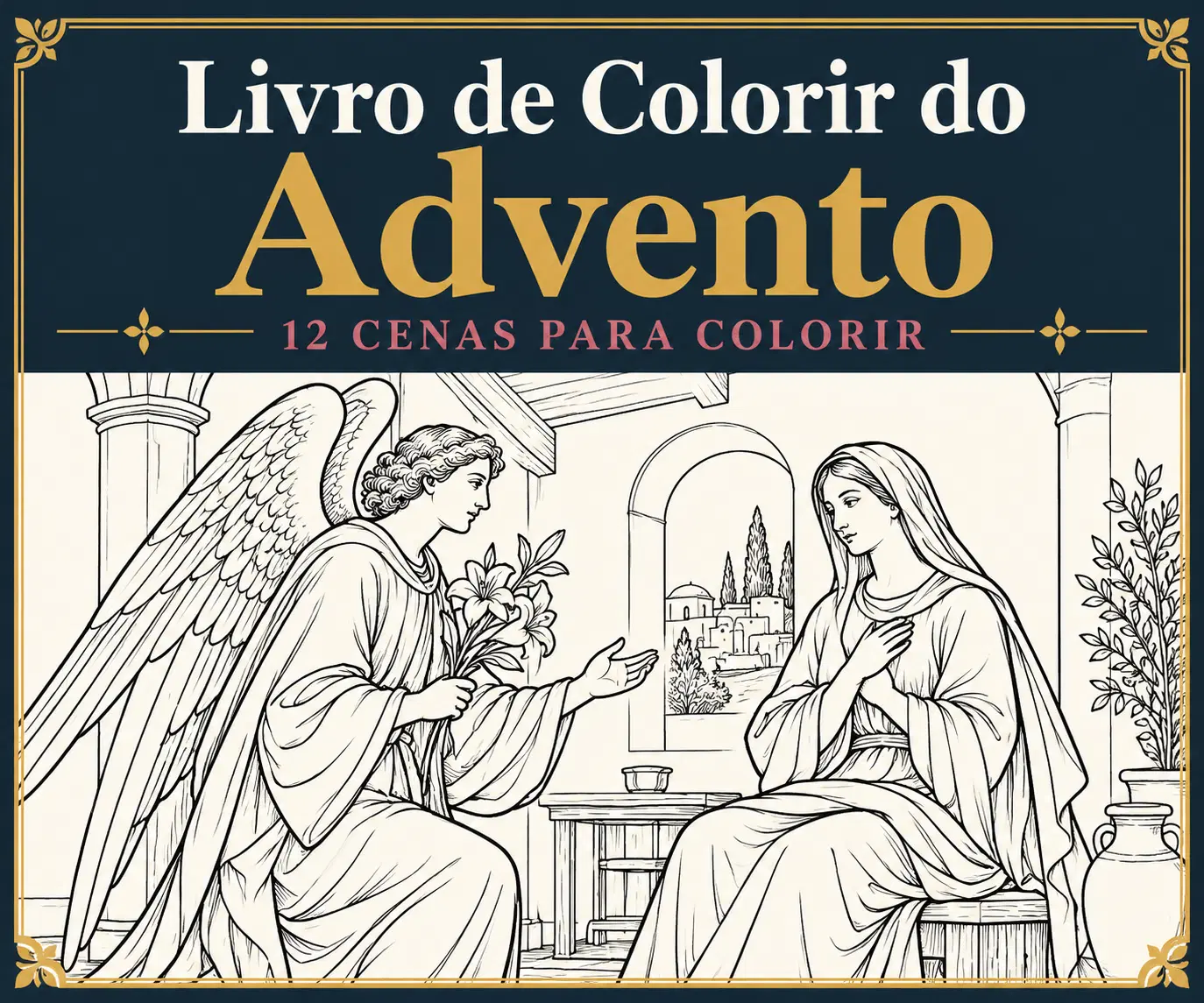Livro de Colorir do Advento