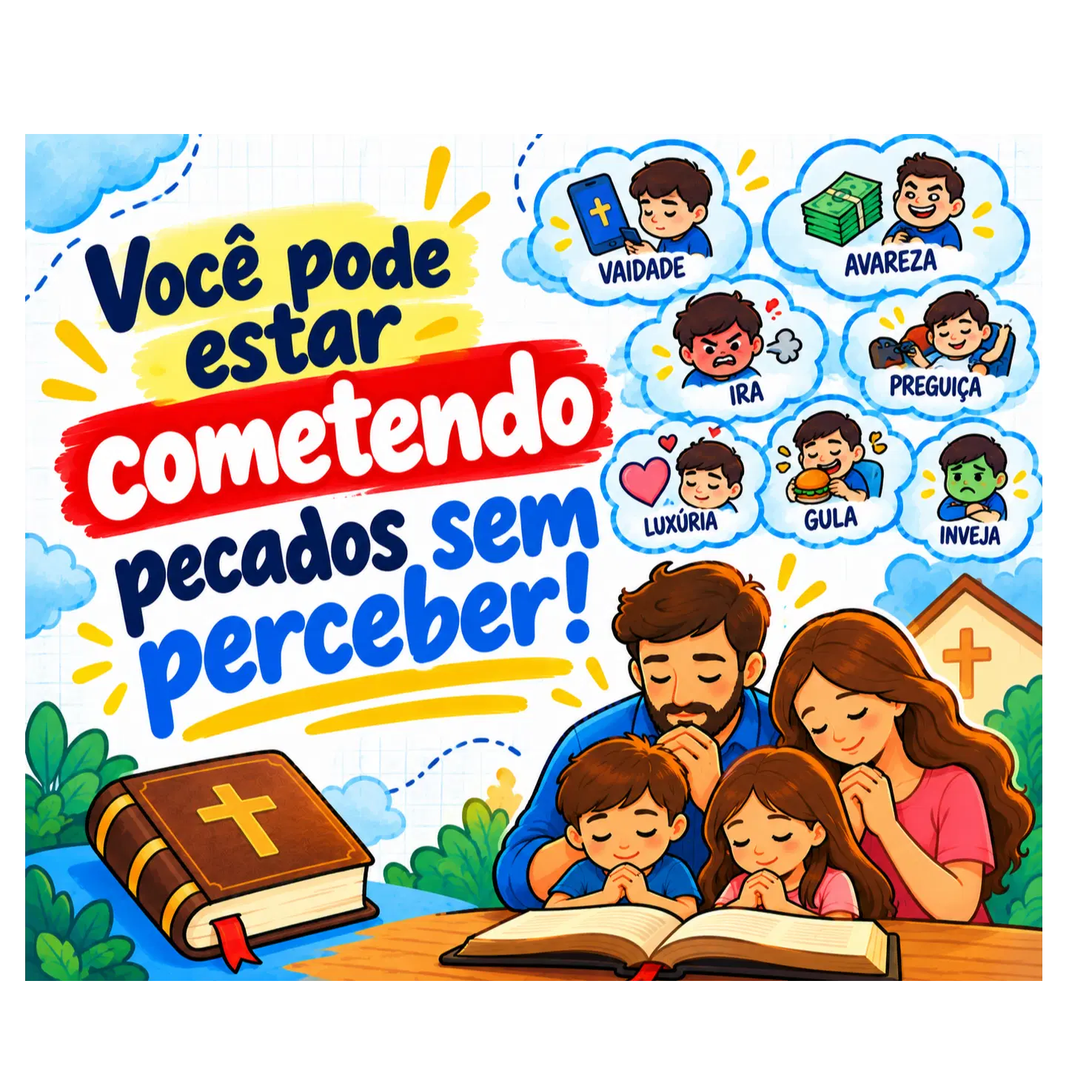 Você pode estar cometendo pecados sem perceber!