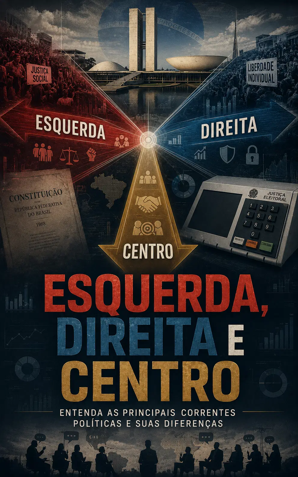 esquerda, direita e centro, entenda as correntes políticas