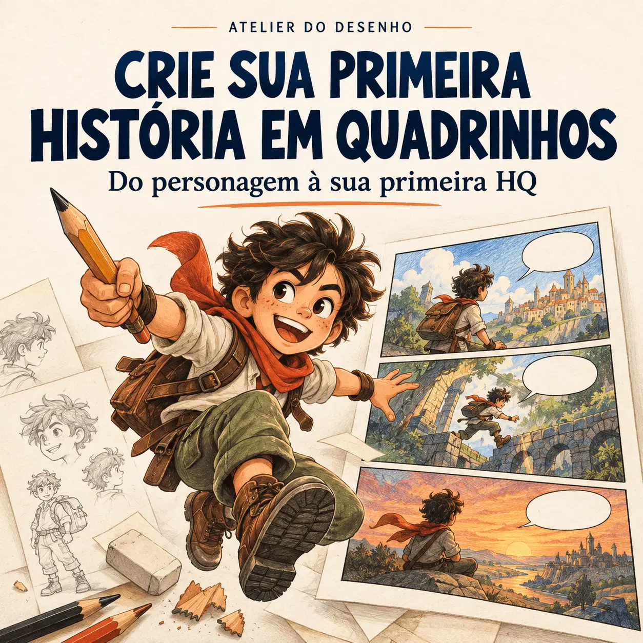 Transforme suas ideias em quadrinhos
