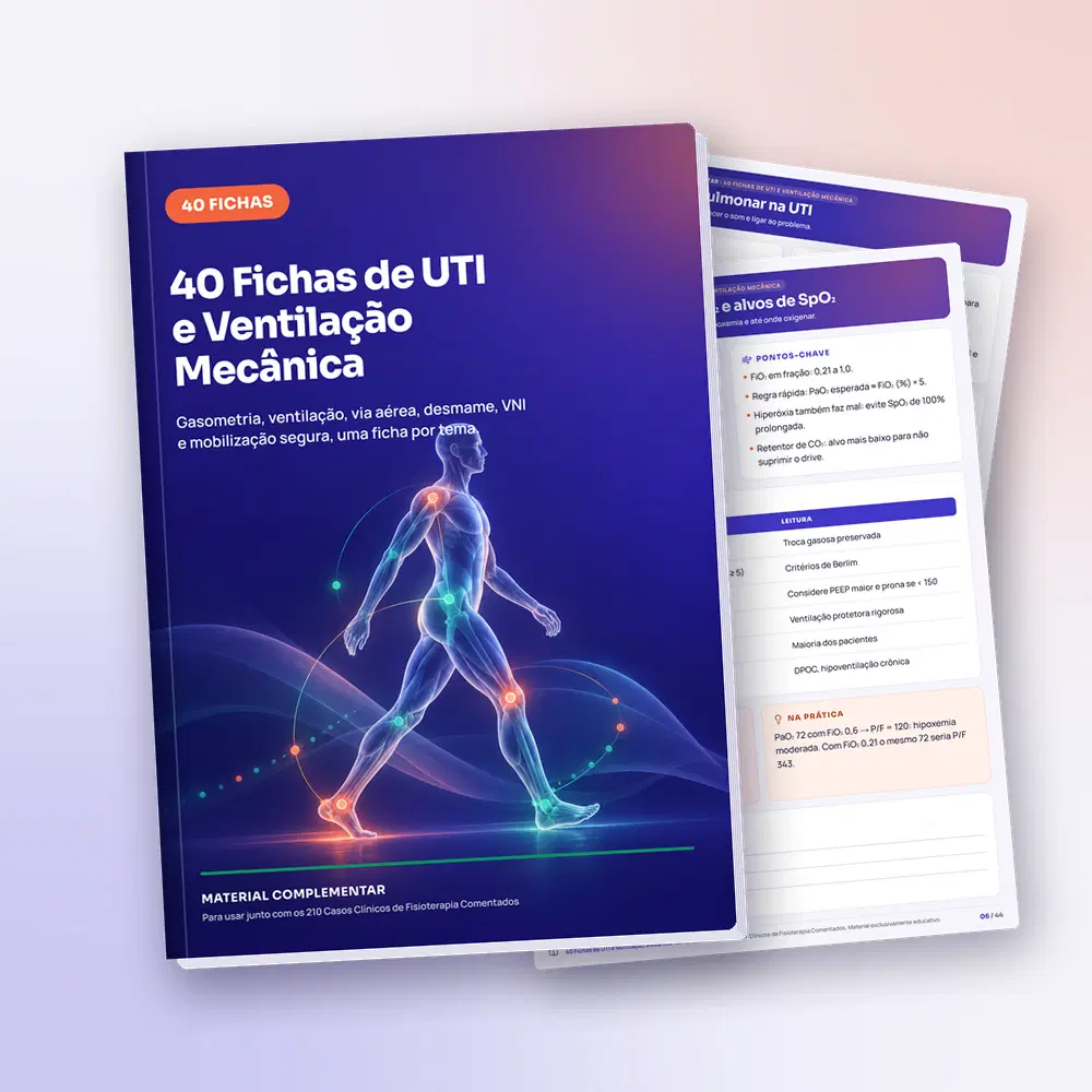 40 Fichas de UTI e Ventilação Mecânica