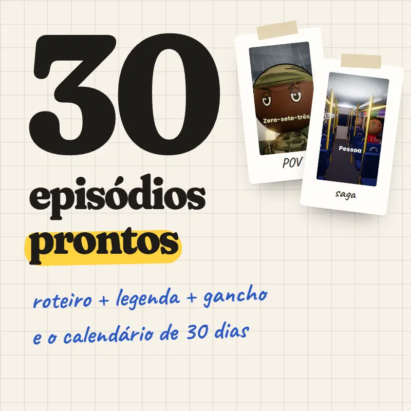 Pack 30 Episódios Prontos