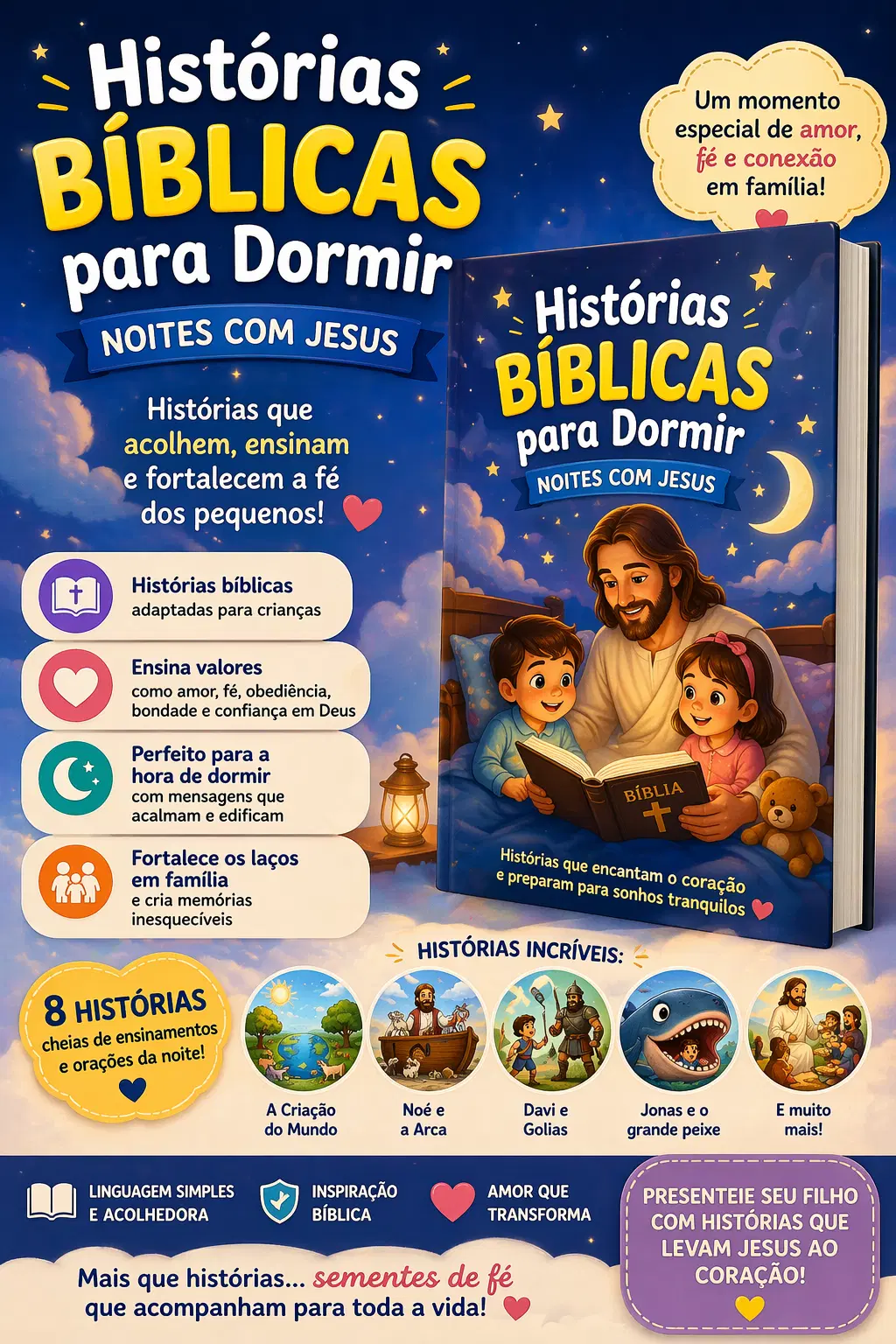 Histórias Bíblicas para Dormir – Noites com Jesus