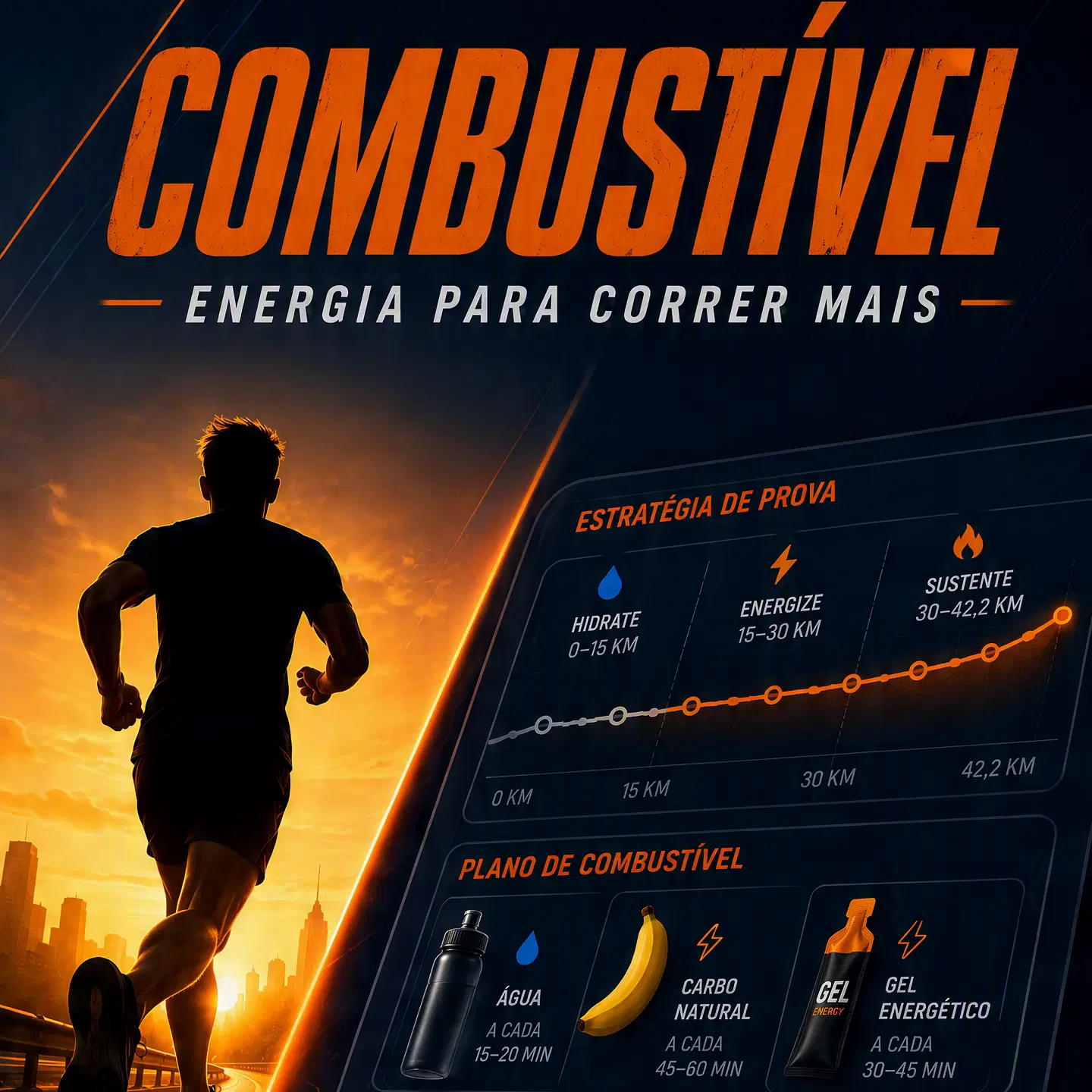 Combustivel - Trinta preparações práticas em torno do treino, com ingredientes de supermercado comum.