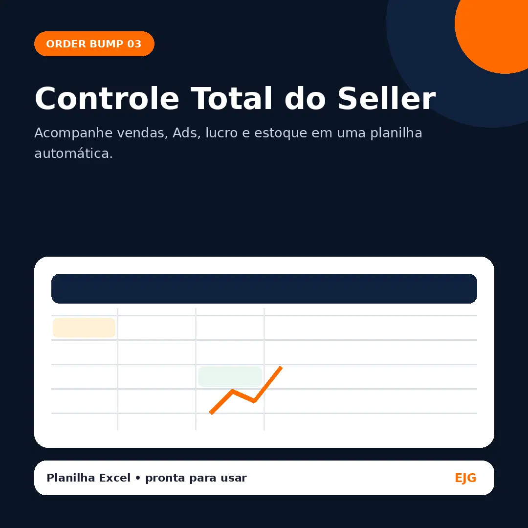 Planilha Controle Total do Seller: saiba quanto sobra no bolso