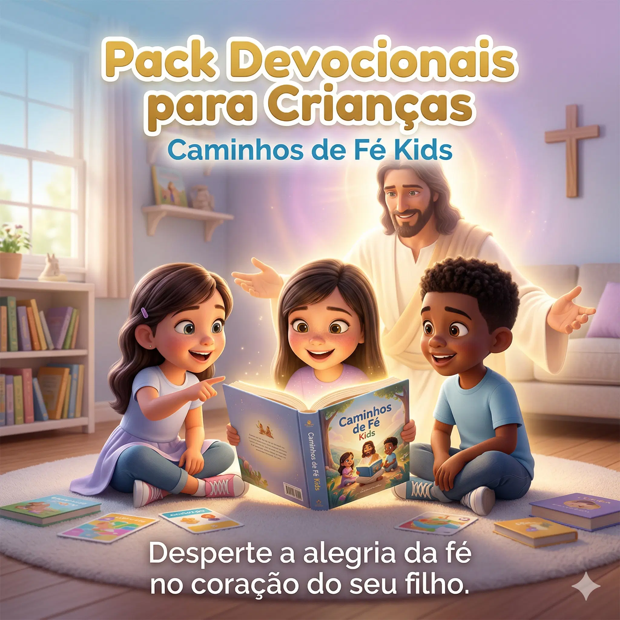 Pack Devocionais para Crianças - Caminhos de Fé
