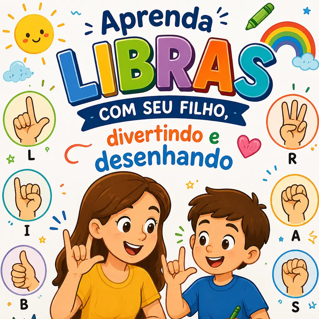 APRENDA LIBRAS COLORINDO