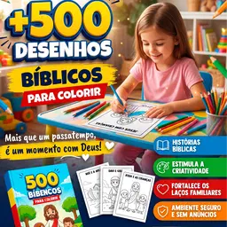 +500 DESENHOS BÍBLICOS PARA COLORIR
