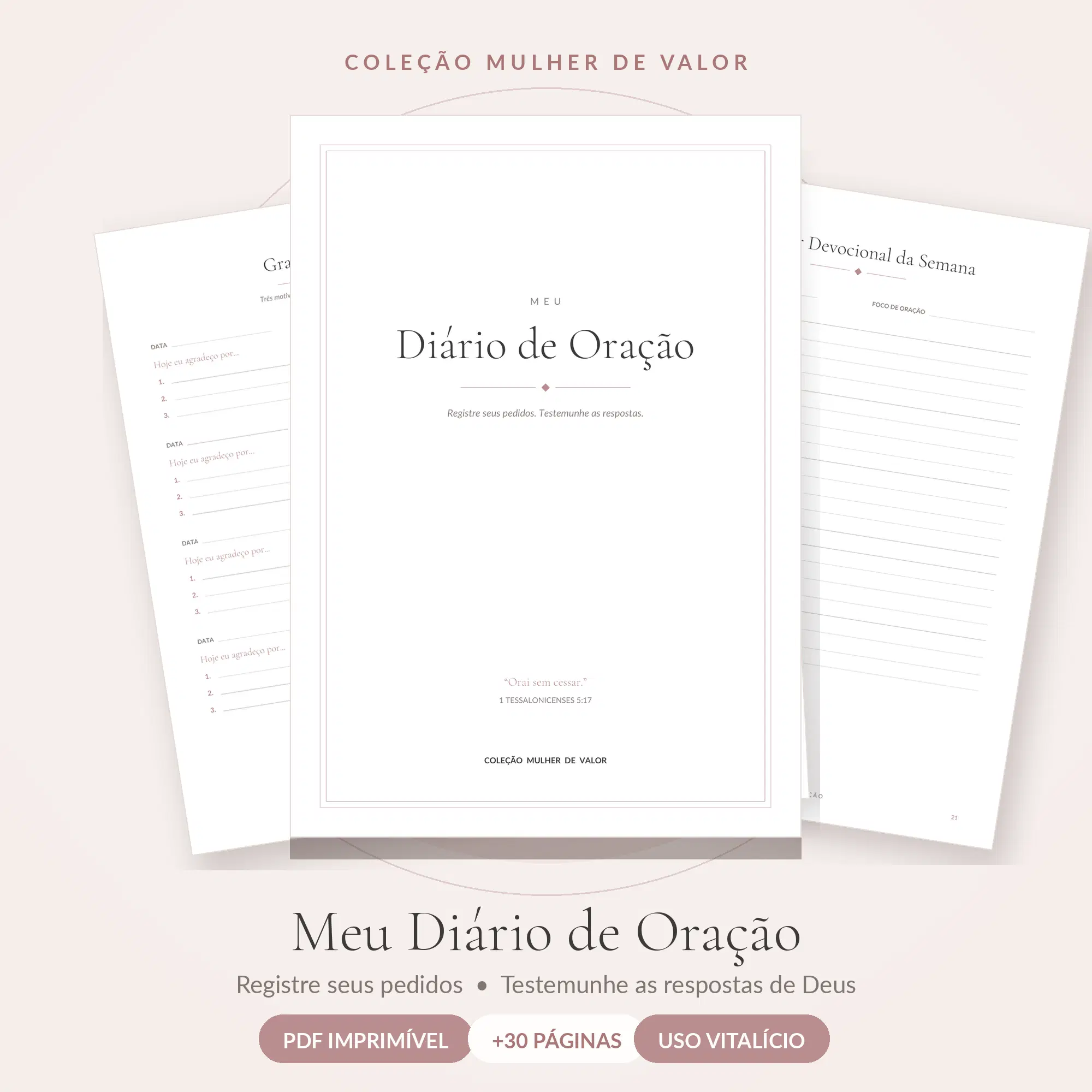 Meu diário de orações