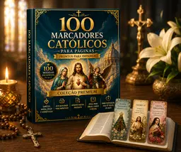 Pack de 100 Marcadores Católicos para Imprimir