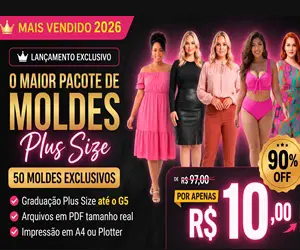 Pacote de Moldes Plus Size