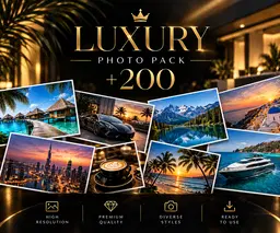 Luxury lifestyle photos +200