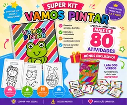 Super Kit Vamos Pintar + Bônus Especial
