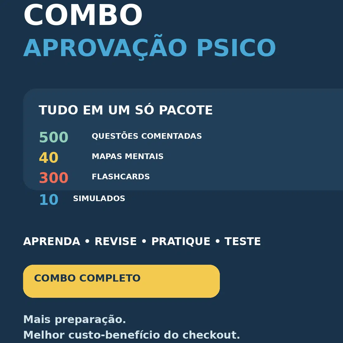 LEVE OS 3 ITENS ACIMA POR APENAS R$ 24,90