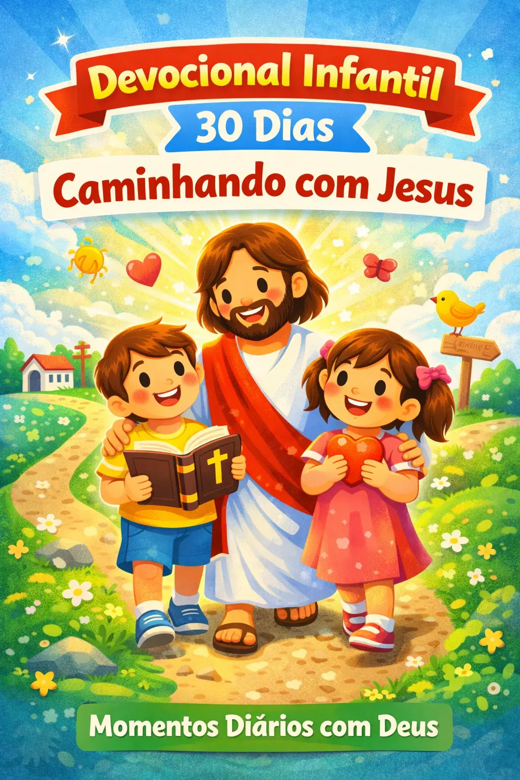 Devocional Infantil – 30 Dias Caminhando com Jesus