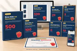 Boxe Kids em Movimento — 500 Dinâmicas + 5 Bônus