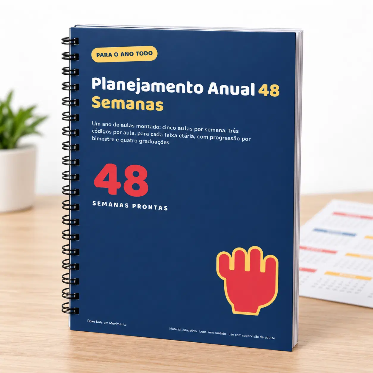Planejamento Anual Boxe Kids — 48 Semanas de Aula Montadas