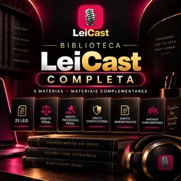 Biblioteca LeiCast Completa — 5 Matérias + Materiais Complementares
