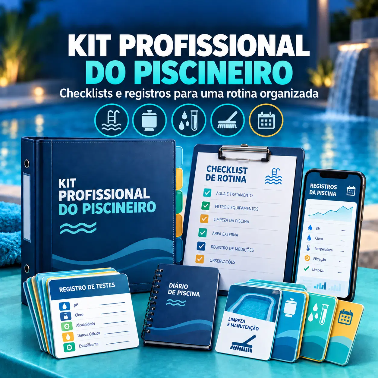 Kit Profissional do Piscineiro