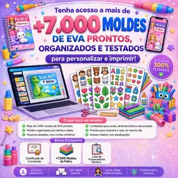 Kit +7000 Moldes de EVA - Cópia