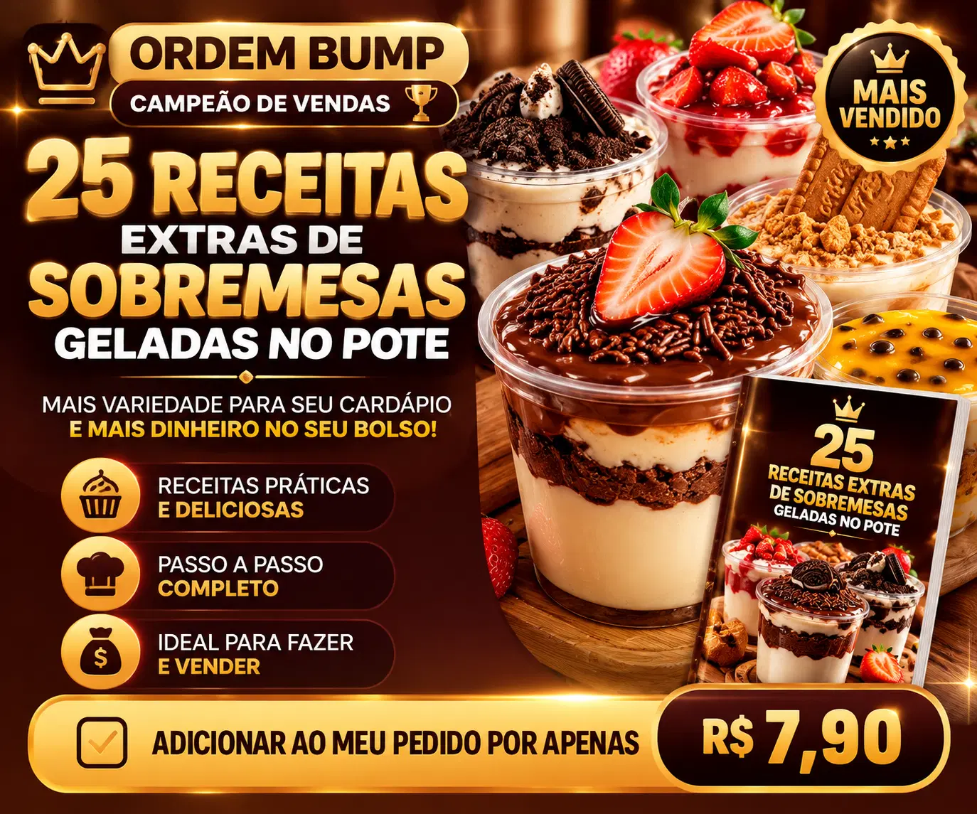 25 Receitas Extras de Sobremesas Geladas no Pote — Pote de Ouro
