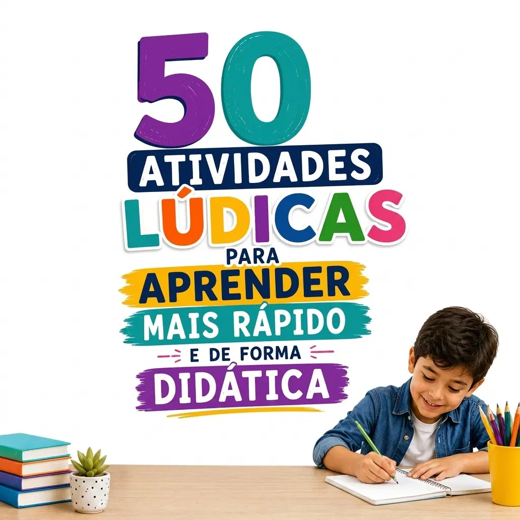 50 PDFs de Atividades Lúdicas para Aprender Brincando