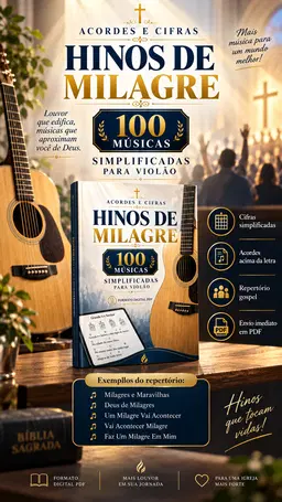 Hinos de Milagre – 100 Músicas  para Violão