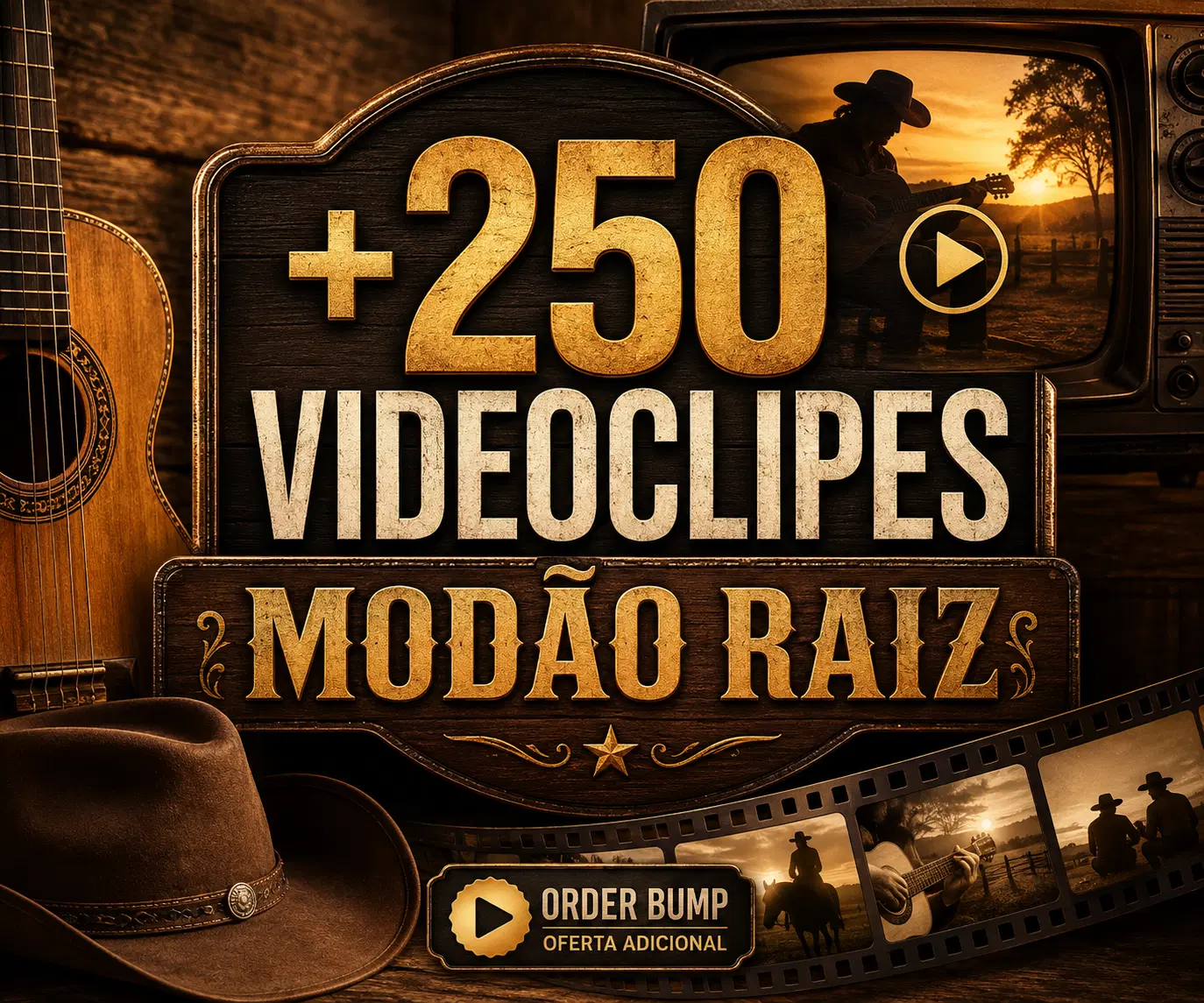 +250 VIDEOCLIPES MODÃO RAIZ