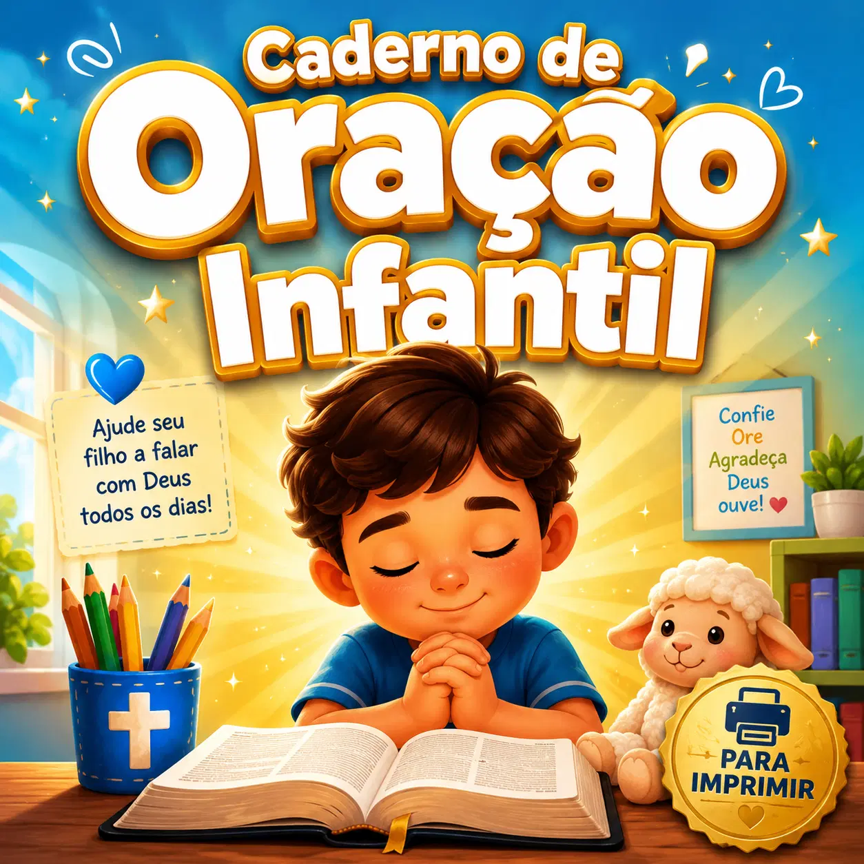 Caderno de Oração Infantil