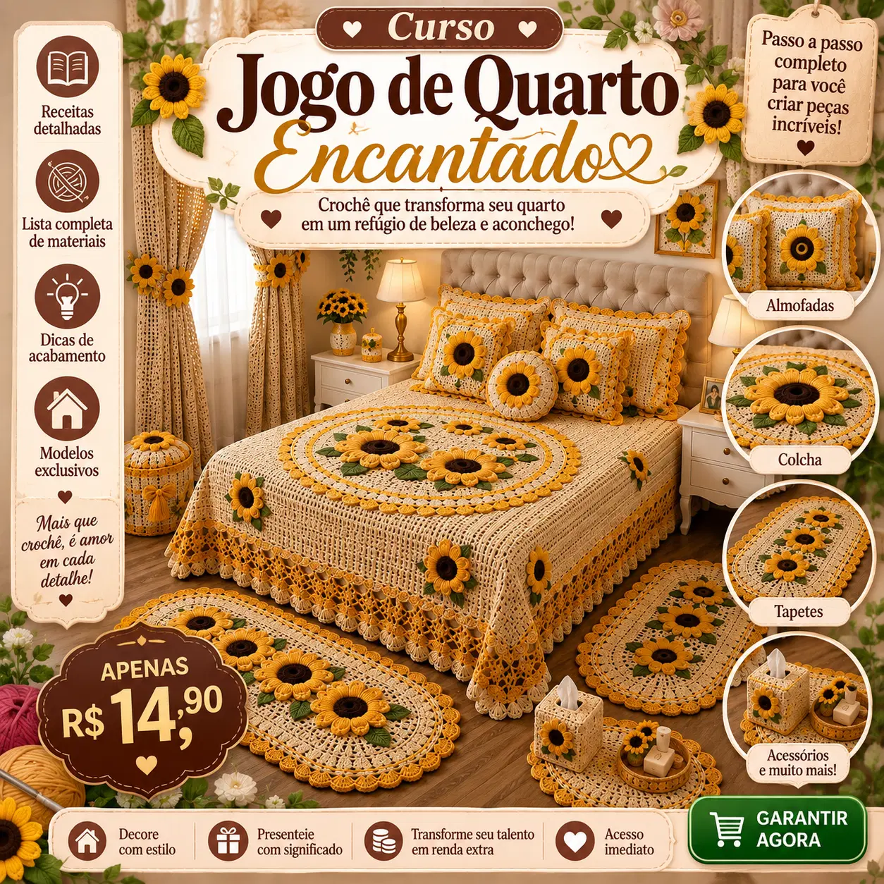 Coleção jogo de Quarto encantado