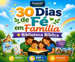 30 Dias de Fé em Família + Biblioteca Bíblica