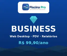 PiscinaPro Business - Acesso Anual