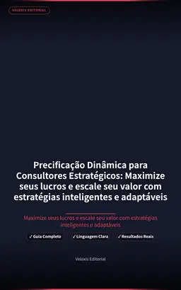Precificação Dinâmica para Consultores Estratégicos: Maximize seus lucros e escale seu valor com estratégias inteligentes e adaptáveis