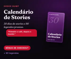Calendário de Stories 30 dias