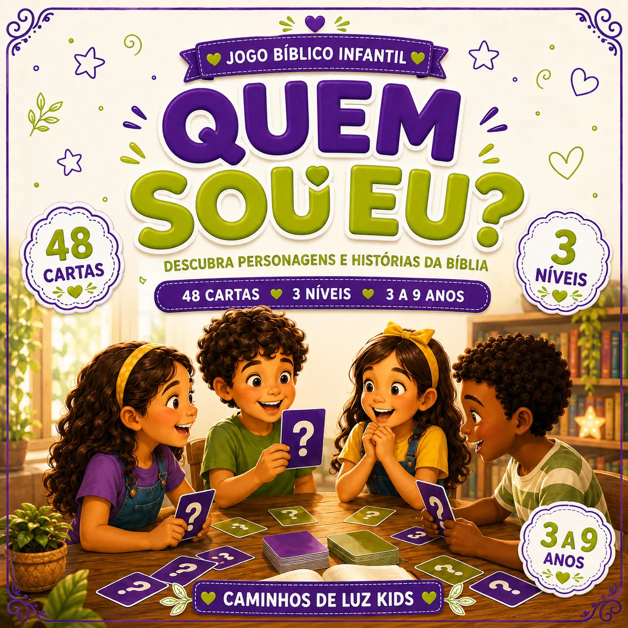 Jogo Bíblico Infantil - Quem Sou Eu?