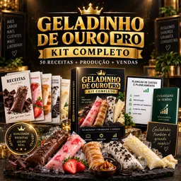 Geladinho de Ouro PRO — Kit Completo