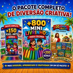 Pacote Completo Mini Livrinhos