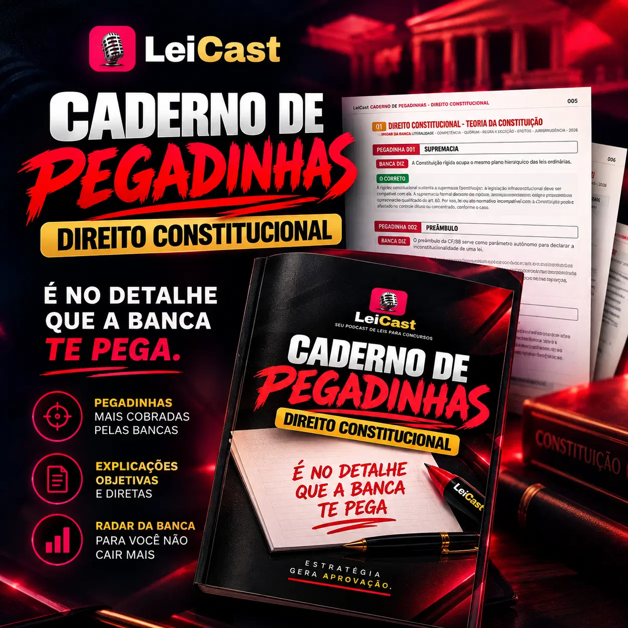 98 Pegadinhas — Direito Constitucional