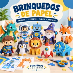 +150 Brinquedos de Papel