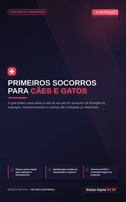 Primeiros Socorros para Cães e Gatos: O guia prático para salvar a vida do seu pet em situações de emergência