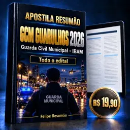 Resumão GCM Guarulhos 2026 - Guarda Civil Municipal (IBAM)